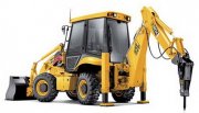 Фронтальный гидромолот на базе экскаватора JCB 4CX