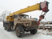 Автокран Ивановец КС-3574 14 тонн вездеход на базе Урал